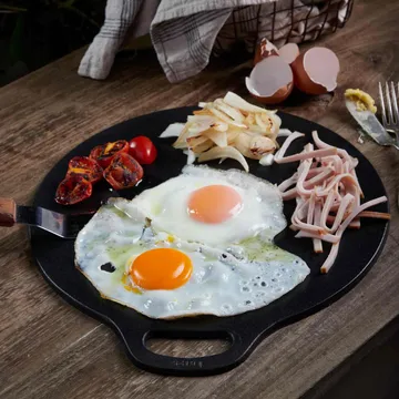 Victoria Tawa plancha de hierro fundido esmaltado - Ø30 cm - Victoria