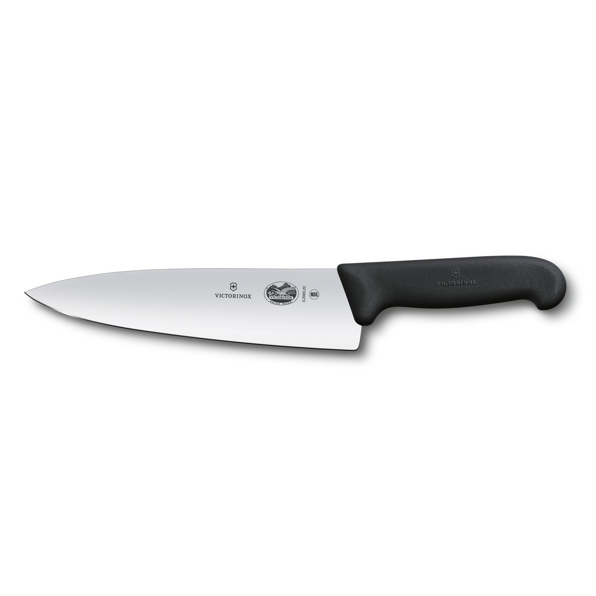 Cuchillo de chef Fibrox extra ancho 20 cm, acero inoxidable Victorinox