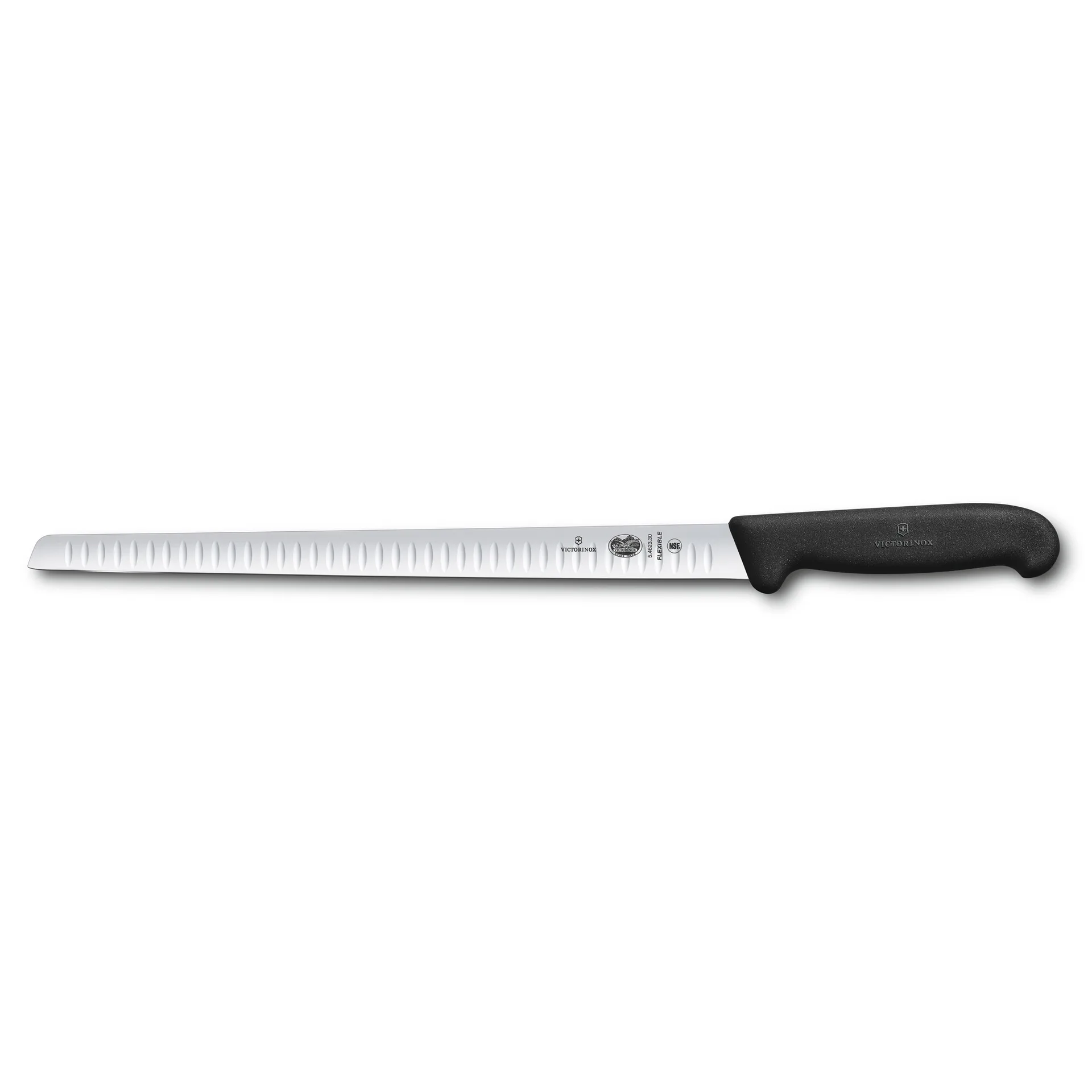 Cuchillo de salmón Fibrox ranurado 30 cm, acero inoxidable Victorinox