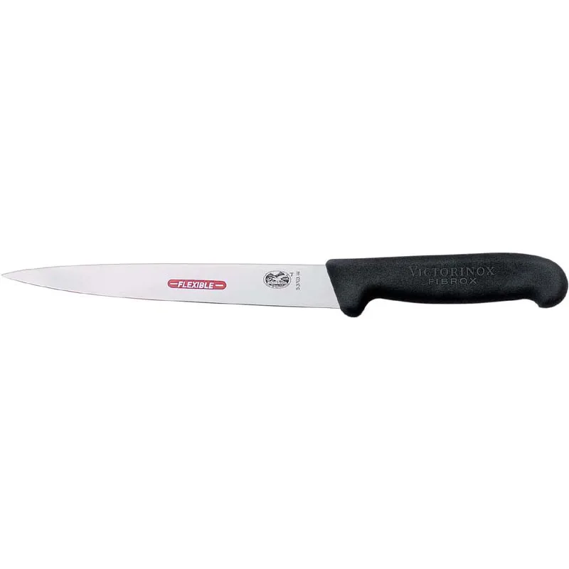 Cuchillo fileteador flexible Victorinox 20 cm, Negro Victorinox