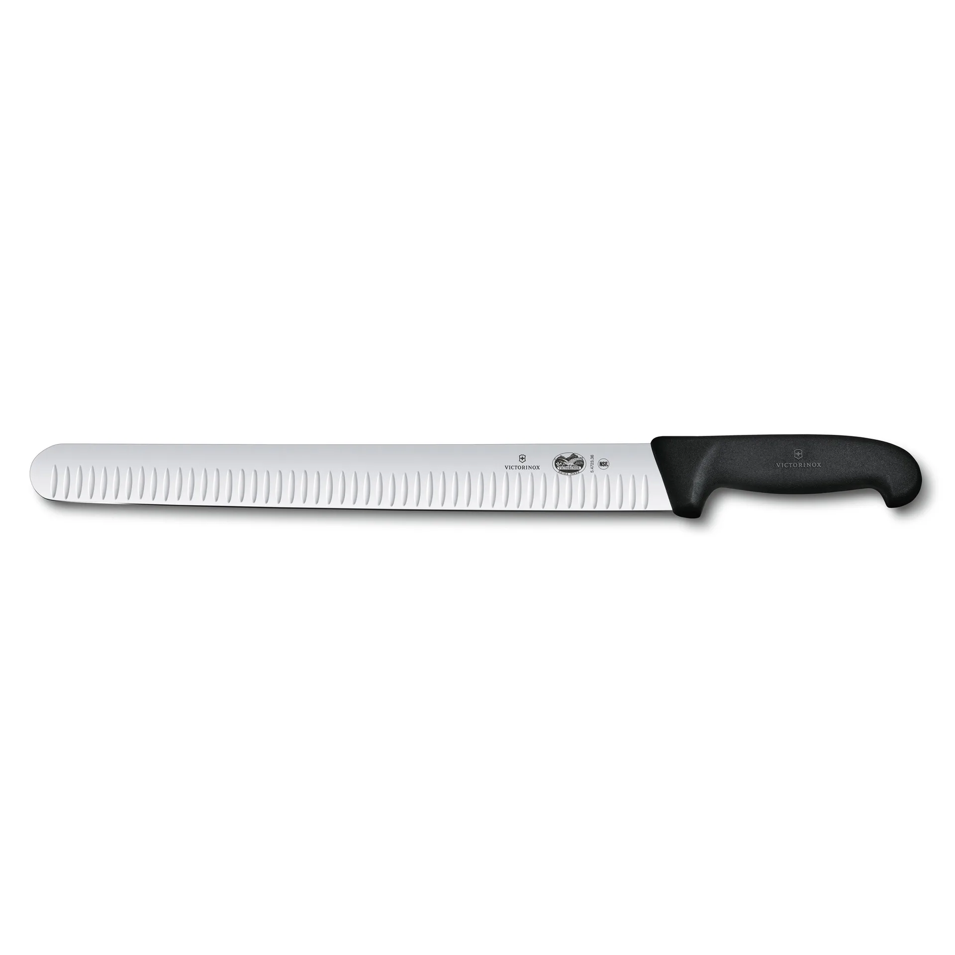 Cuchillo jamonero acanalado Fibrox 36 cm, acero inoxidable Victorinox