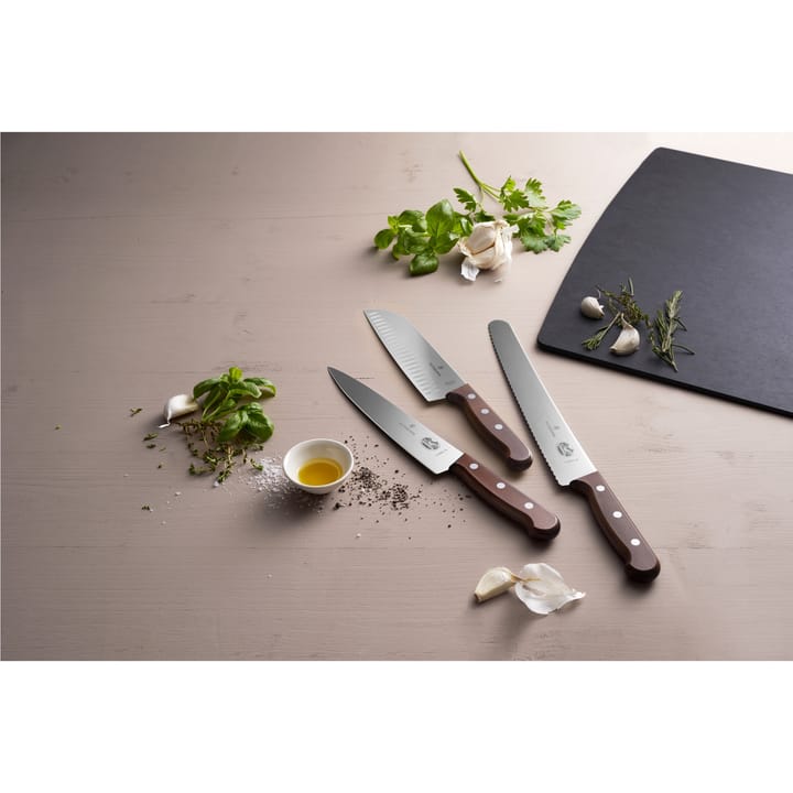 Cuchillo panero Wood 26 cm, acero inoxidable-arce Victorinox