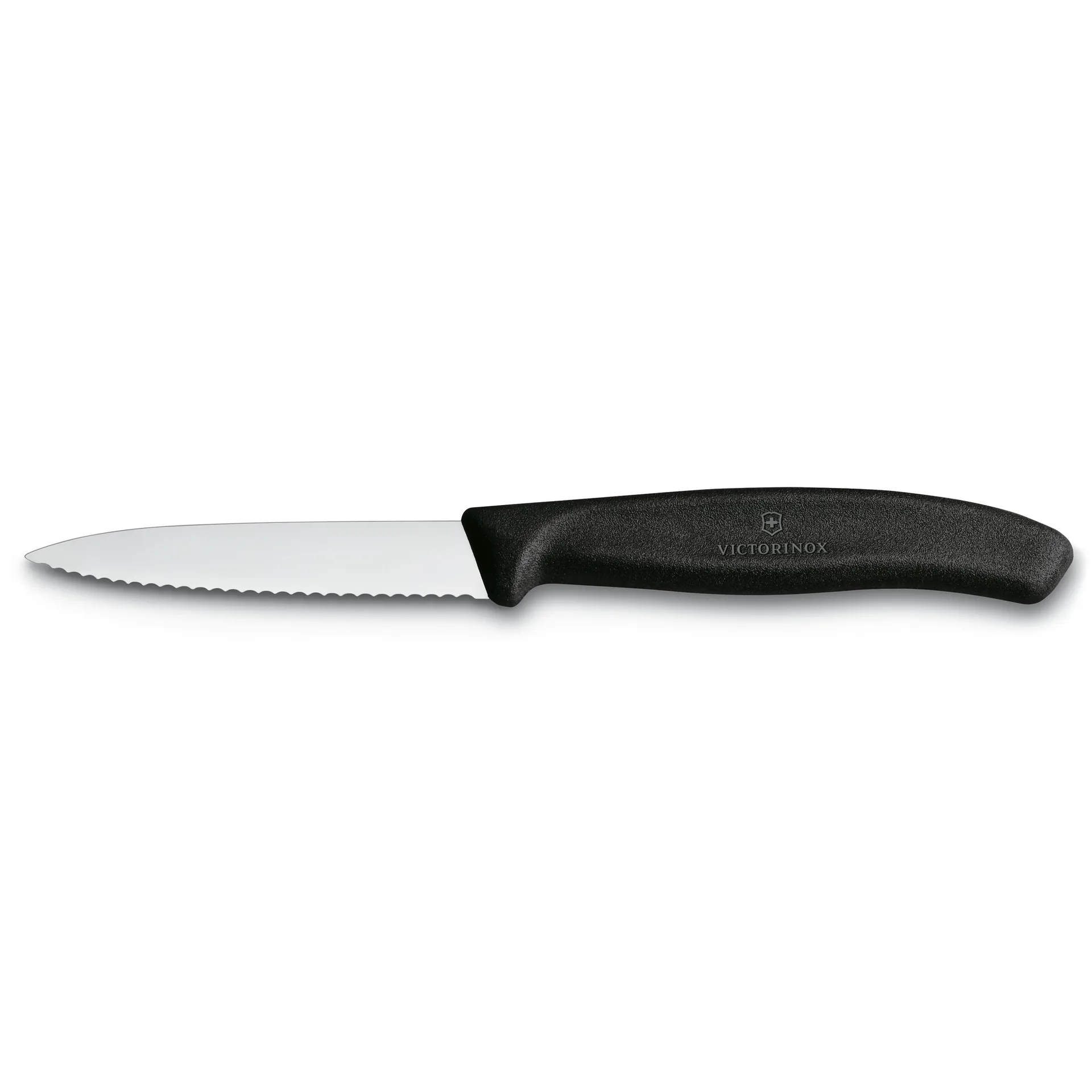 Cuchillo pelador / de verduras Swiss Classic 8 cm, negro Victorinox