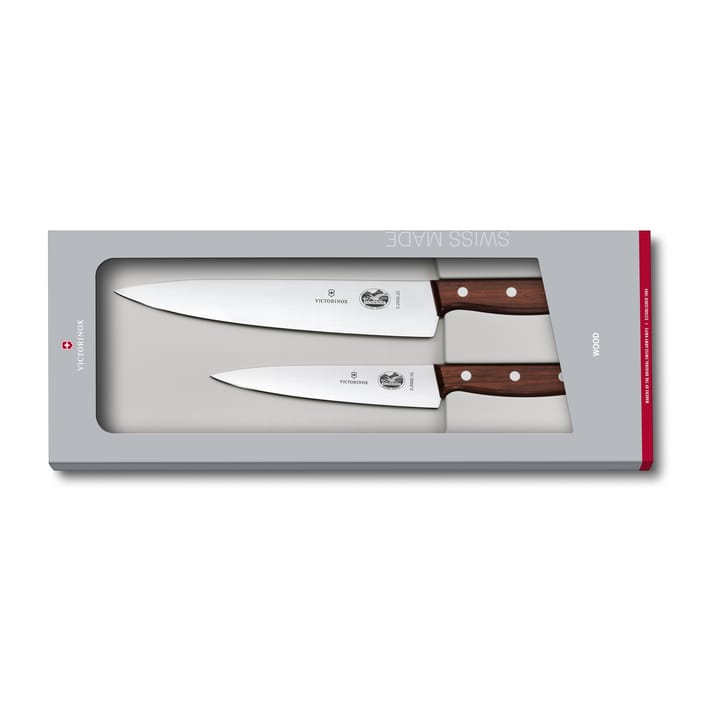 Set de cuchillos Wood cuchillos de chef - acero inoxidable-arce - Victorinox