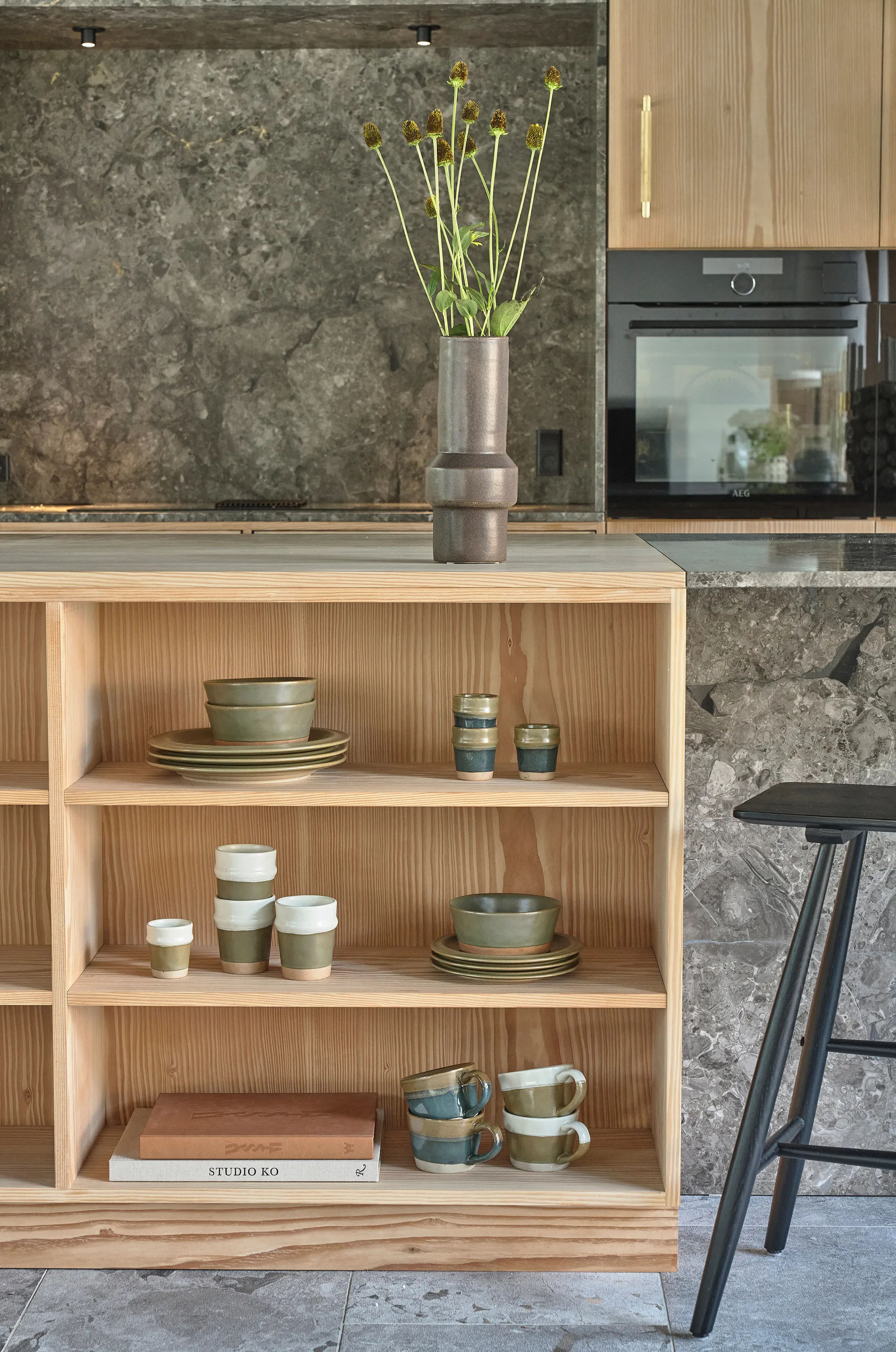 2 Platos Evig Ø26 cm, Verde Villa Collection