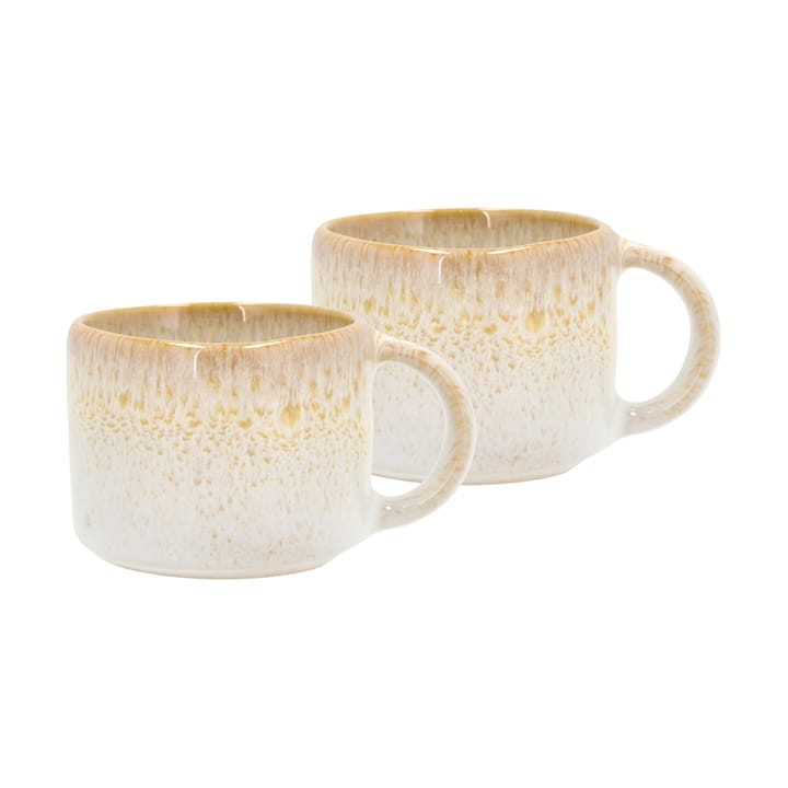 2 Tazas de espresso Styles 8 cl - Creme-sand - Villa Collection