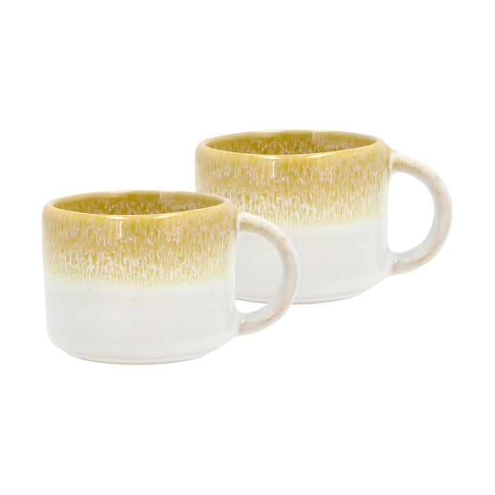 2 Tazas de espresso Styles 8 cl - Yellow-cream white - Villa Collection