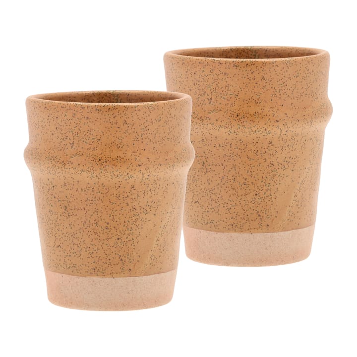 2 Tazas Evig 35 cl - Amber - Villa Collection