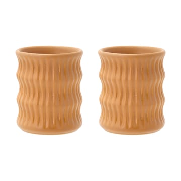 4 Tazas Styles con diseño acanalado 30 cl - Amber - Villa Collection
