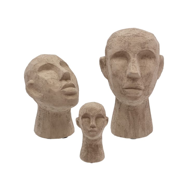Adorno Head, marrón grisáceo, mediano Villa Collection