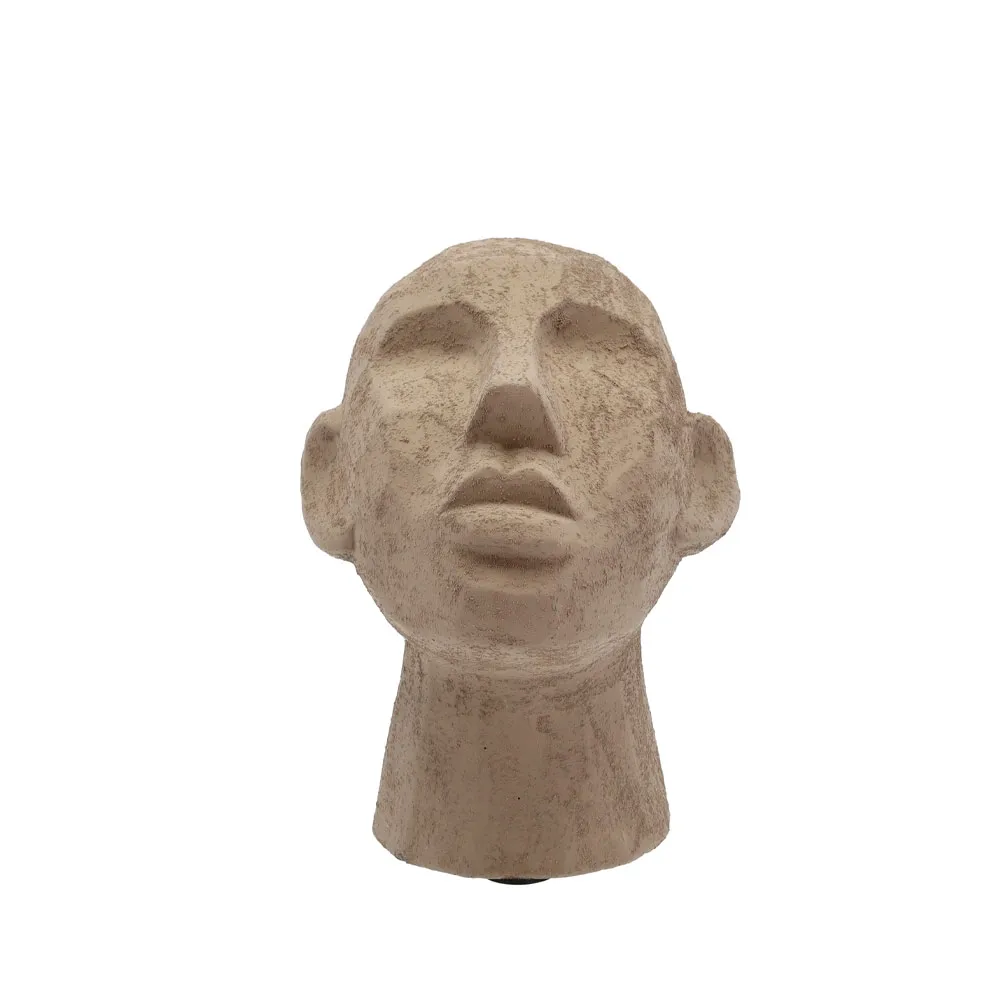 Adorno Head, marrón grisáceo, mediano Villa Collection