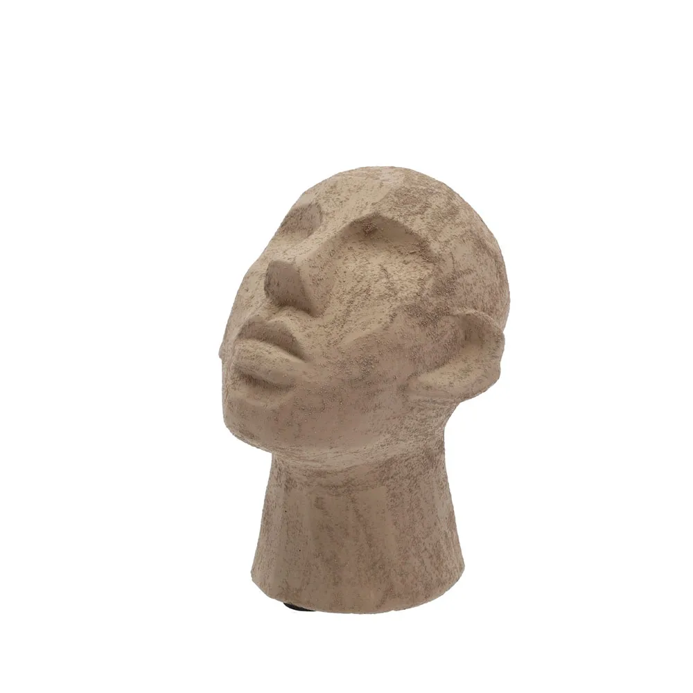 Adorno Head, marrón grisáceo, mediano Villa Collection