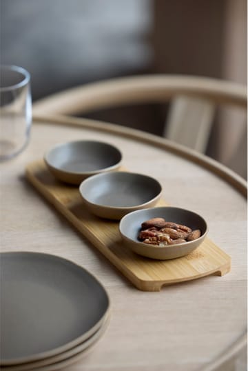 Bandeja de bambú con 3 cuencos Shoku - Warm Brown - Villa Collection