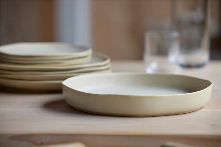 Bandeja de servir Shoku Ø28 cm, Beige Villa Collection