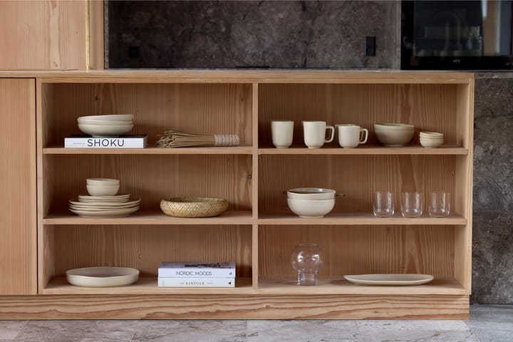 Bandeja de servir Shoku Ø28 cm, Beige Villa Collection