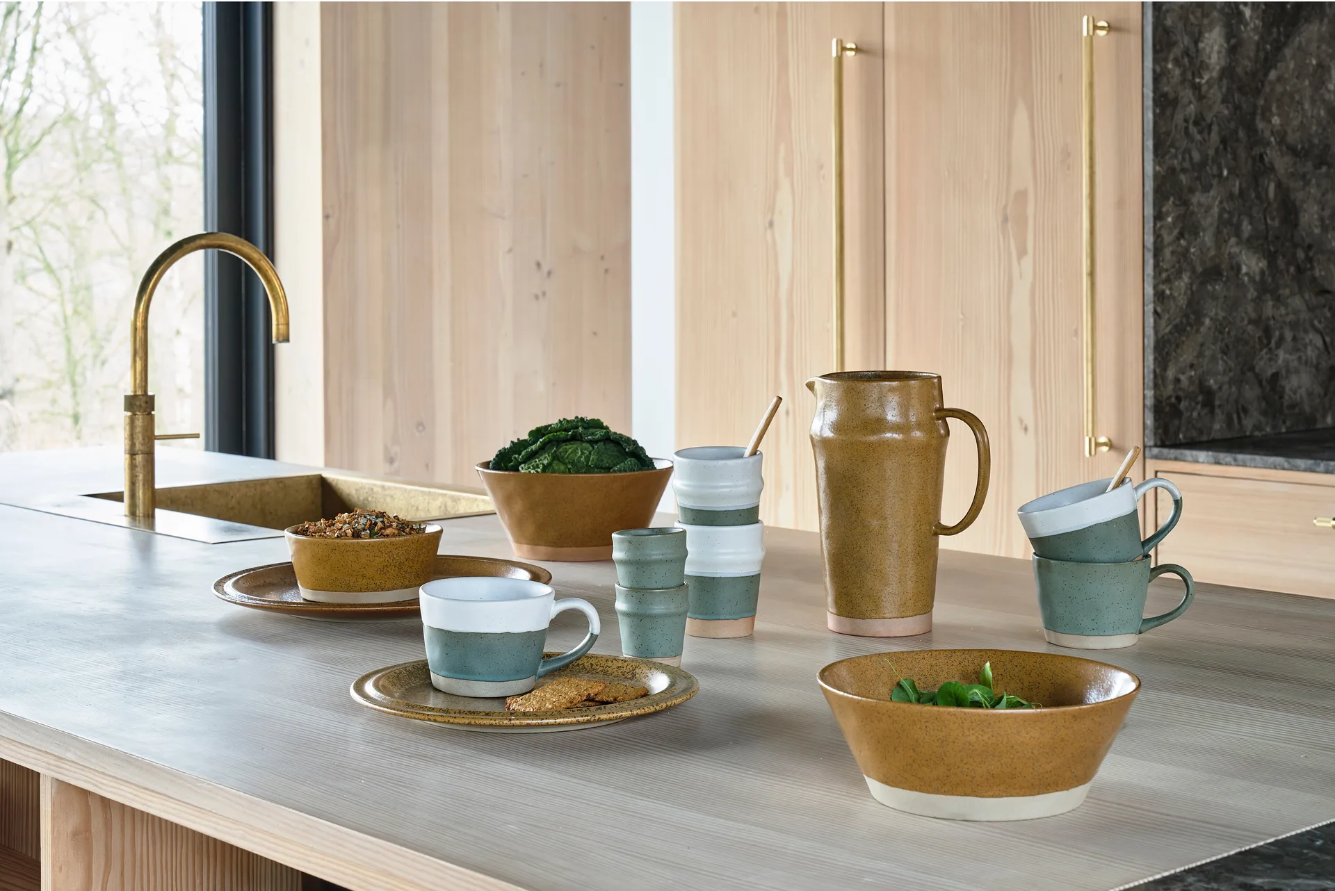 Bol para servir Fjord Ø19 cm, Brown Villa Collection