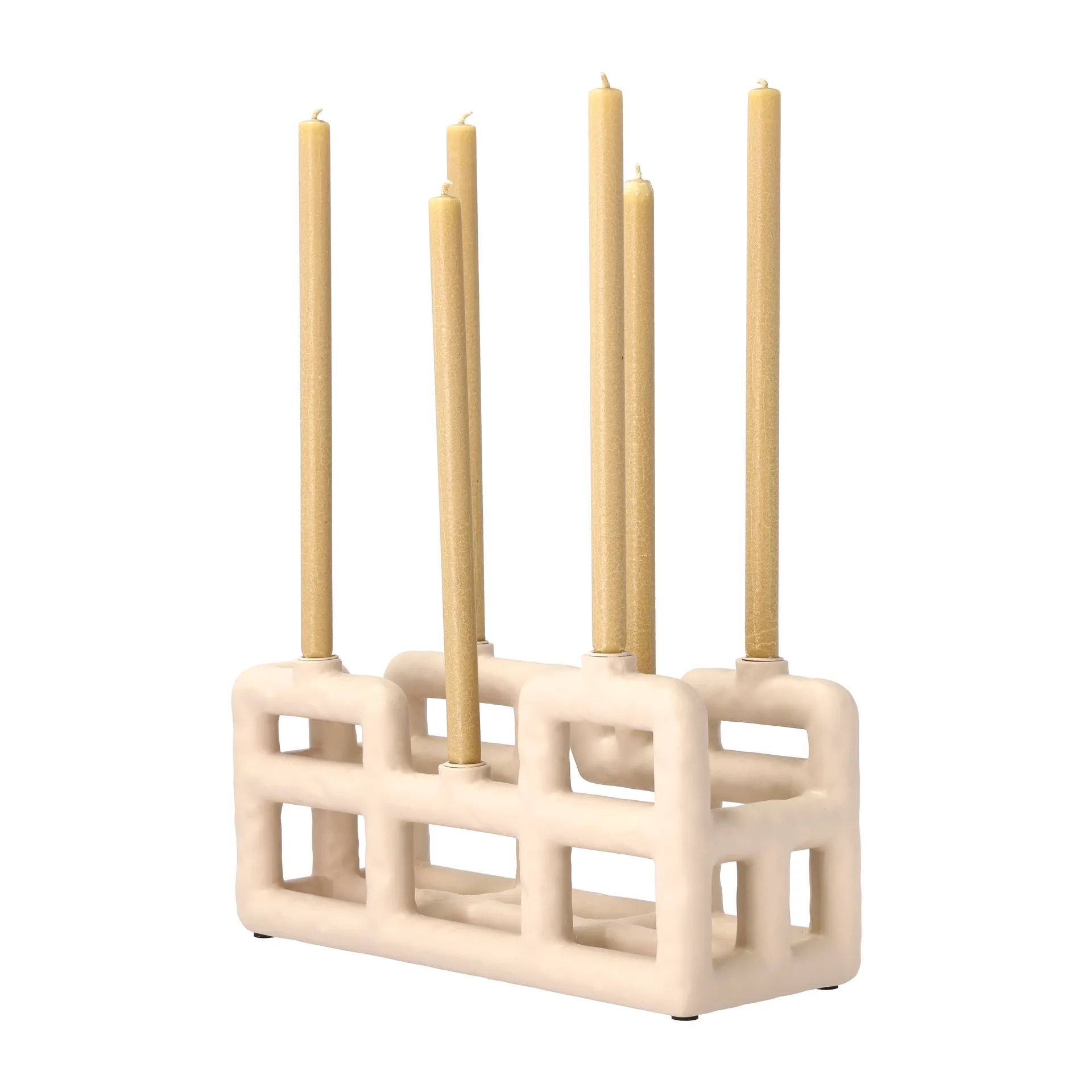 Candelabro Lyng 6 velas, Sand Villa Collection