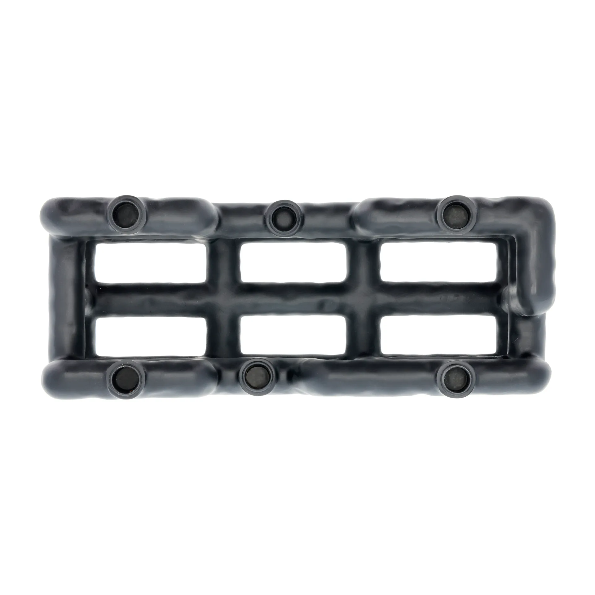 Candelabro Lyst 6 velas, negro Villa Collection