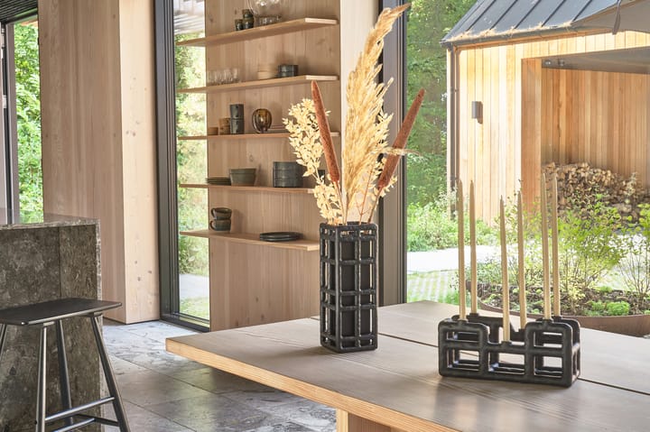 Candelabro Lyst 6 velas, negro Villa Collection