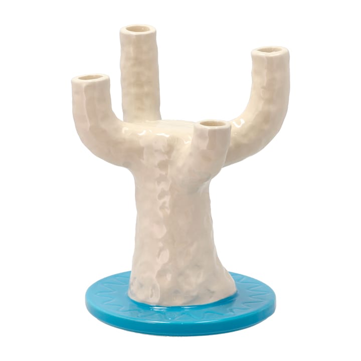 Candelabro Styles 19,5x25 cm - Azul-blanco - Villa Collection