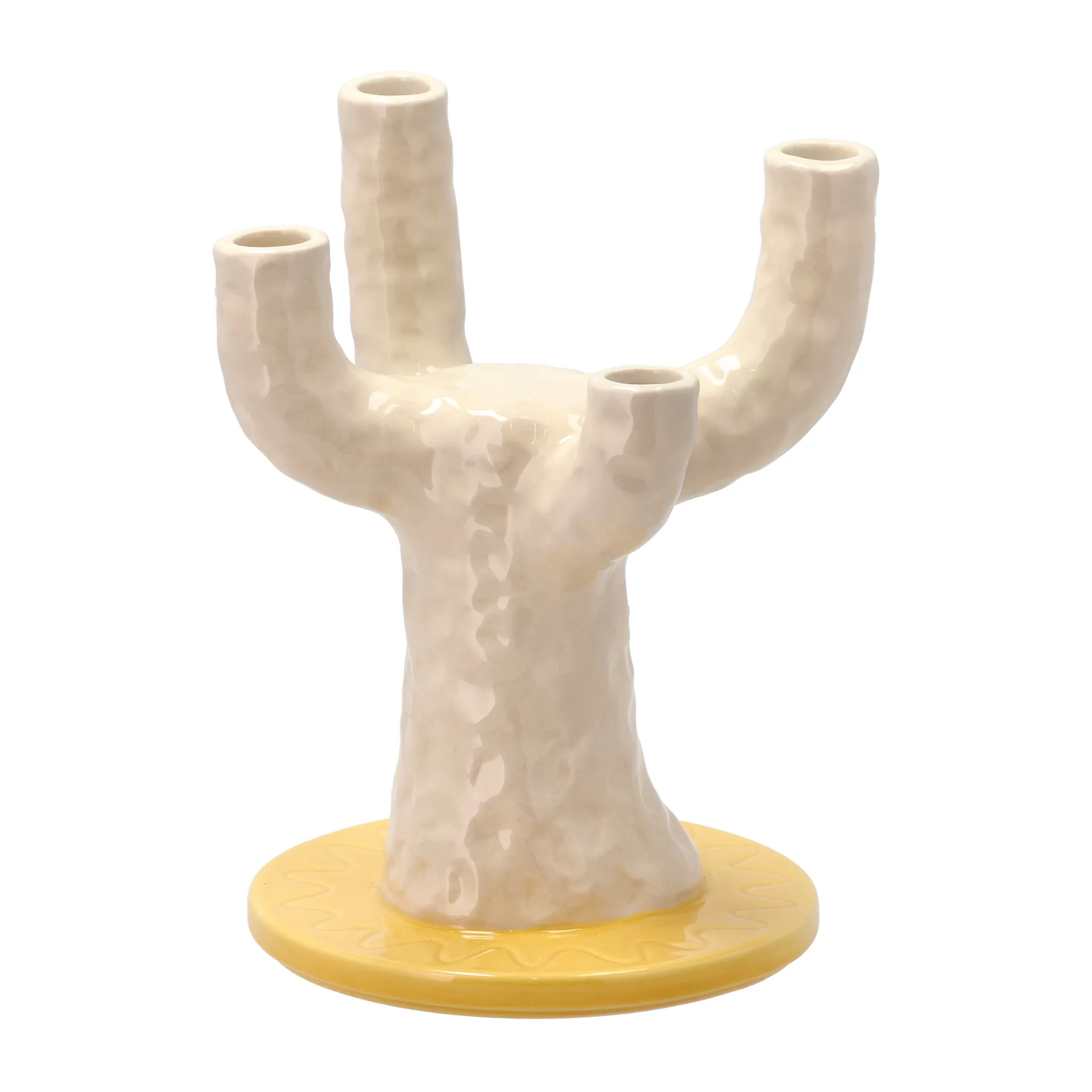 Candelabro Styles 19,5x25 cm, Gul-blanco Villa Collection