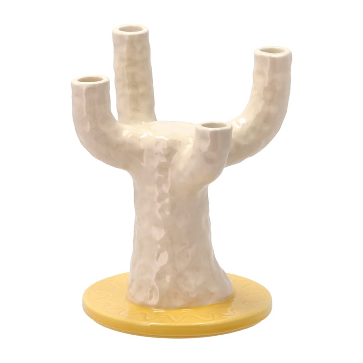 Candelabro Styles 19,5x25 cm, Gul-blanco Villa Collection