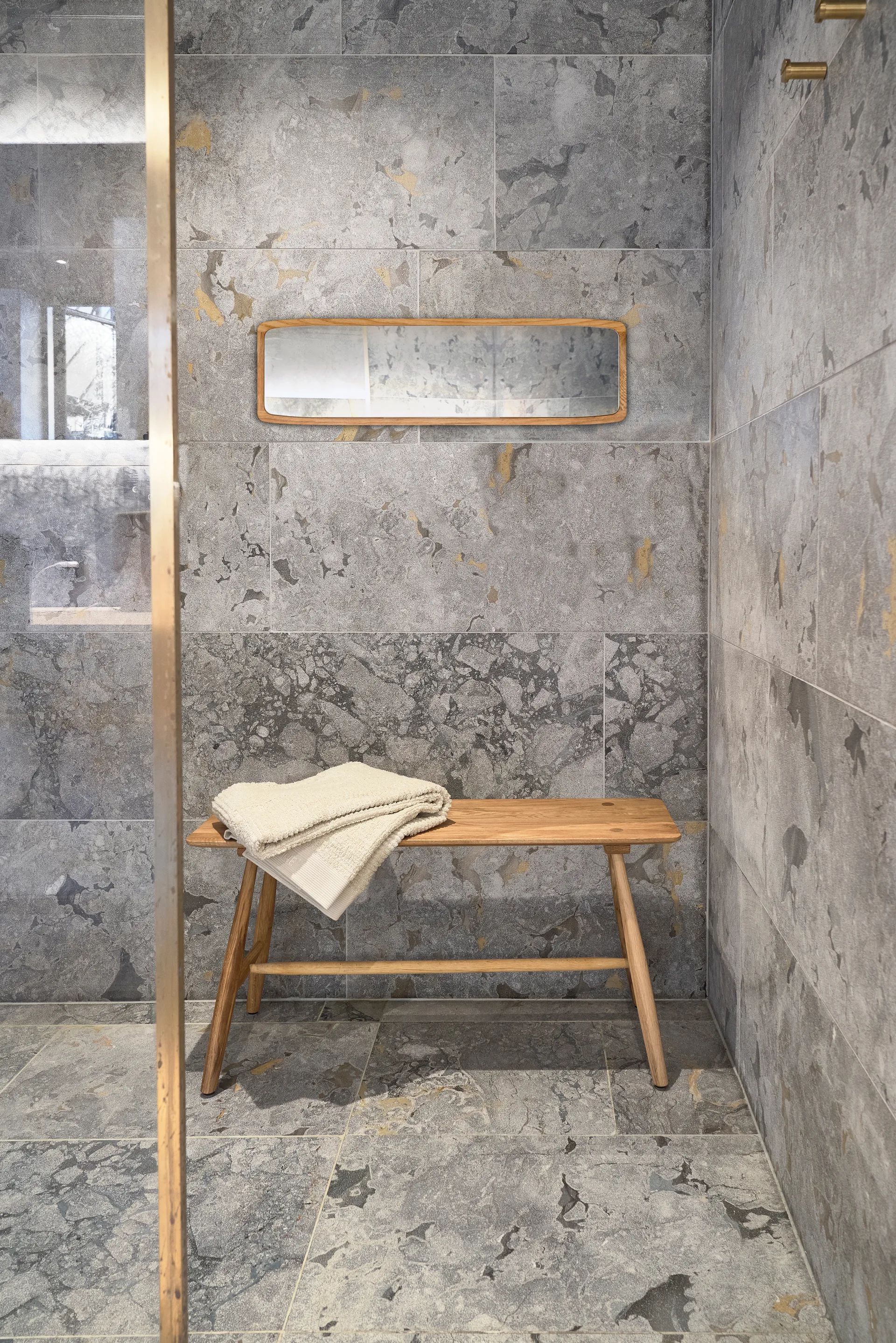 Espejo Bodo 23x80 cm, Aceite natural Villa Collection