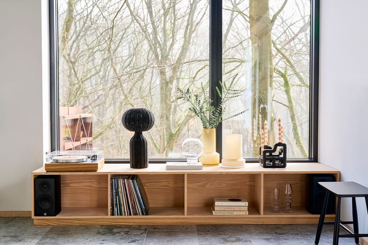 Jarrón de vidrio Hvils Ø19, Honey Villa Collection