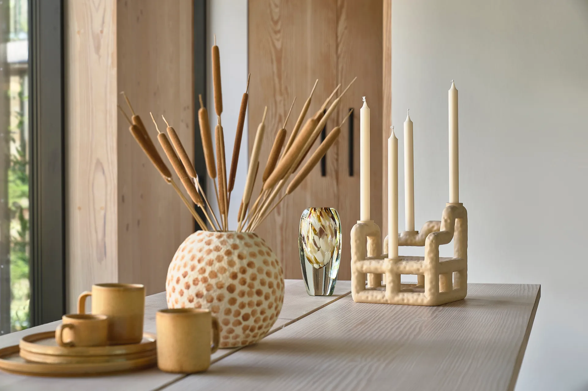 Jarrón Otea Ø10x21 cm, Rose Villa Collection