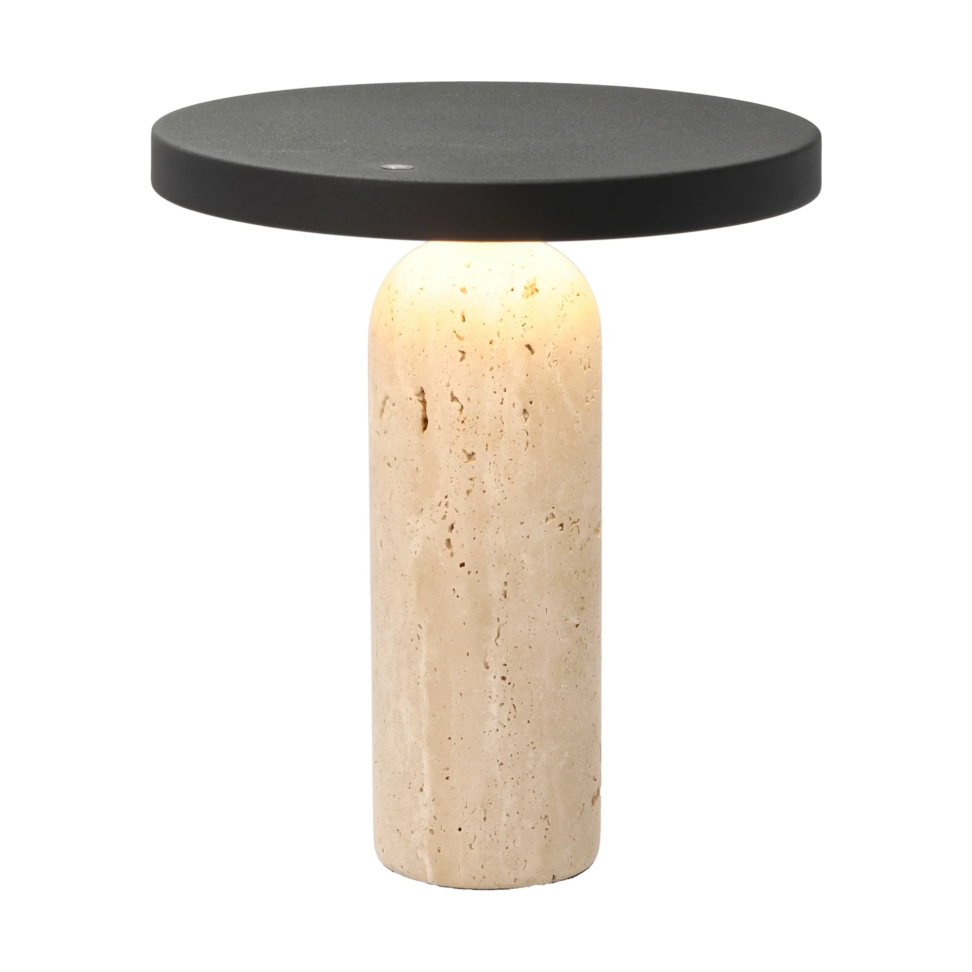 Lámpara de mesa Vilja 25xØ22,5 cm, Travetin Villa Collection