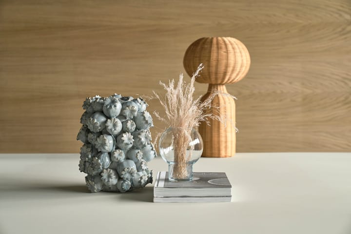 Lámpara de mesa Vinka ratán natural Ø30 cm, Natur Villa Collection