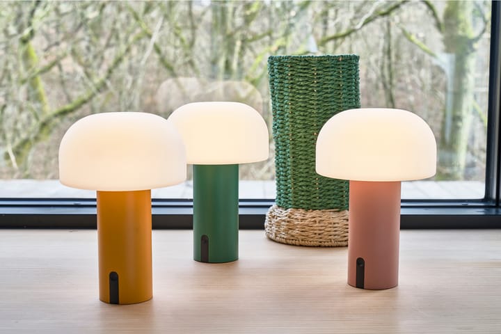 Lámpara LED con altavoz portátil Styles Ø15 cm - Green - Villa Collection