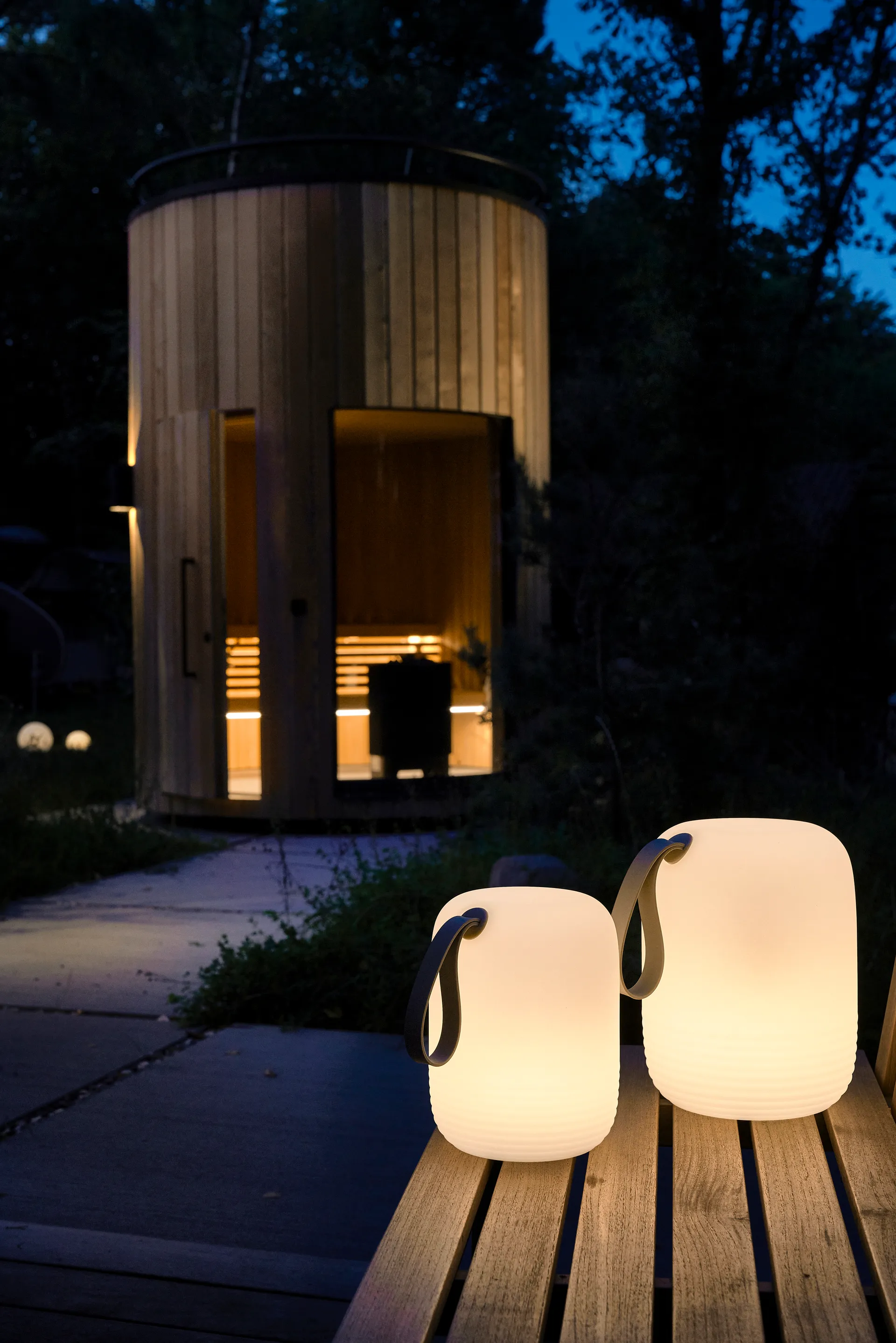 Lámpara lounge Hav Ø17,5 cm, blanco Villa Collection