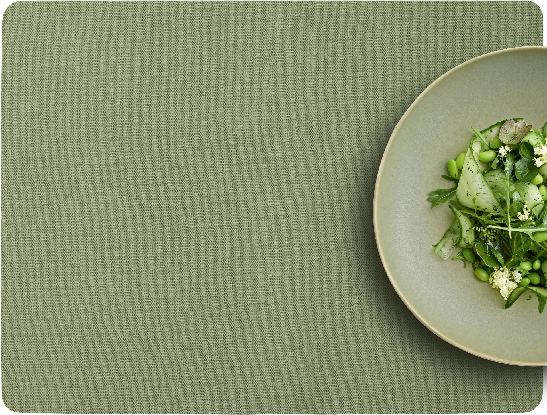 Mantel individual Shoku 35x46 cm 4-pack, Pure Green Villa Collection