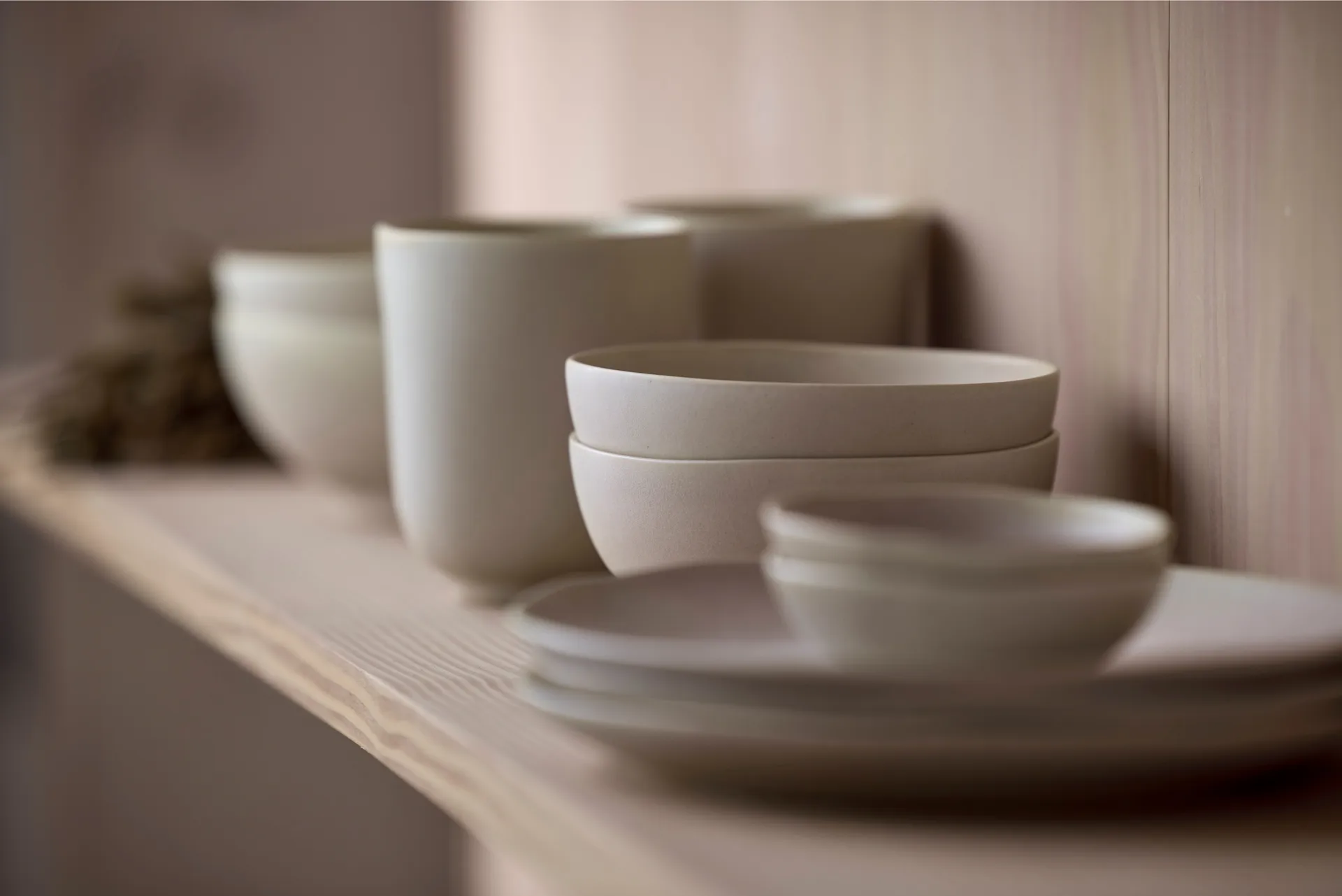 Plato Shoku Ø20 cm, Beige Villa Collection