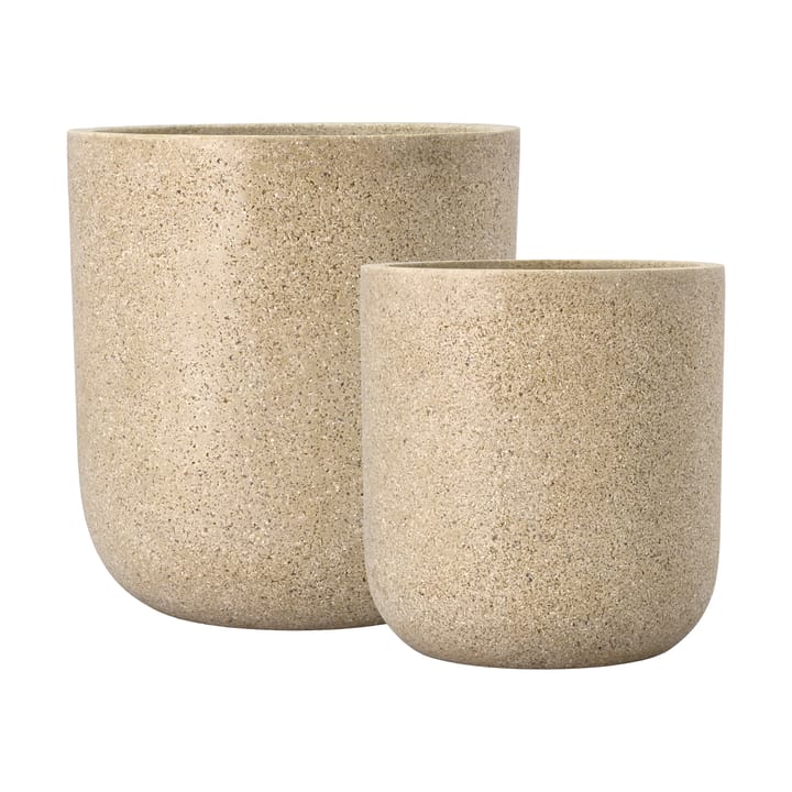 Set de 2 macetas Thum nature, Ø27 cm-Ø37 cm Villa Collection