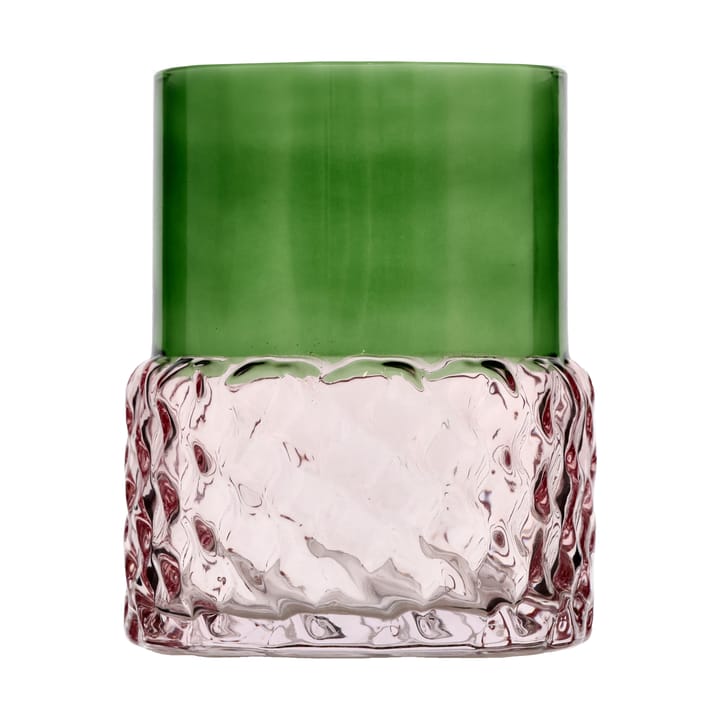 Soporte para velas Styles Ø7,7x10 cm - Verde-rosa - Villa Collection