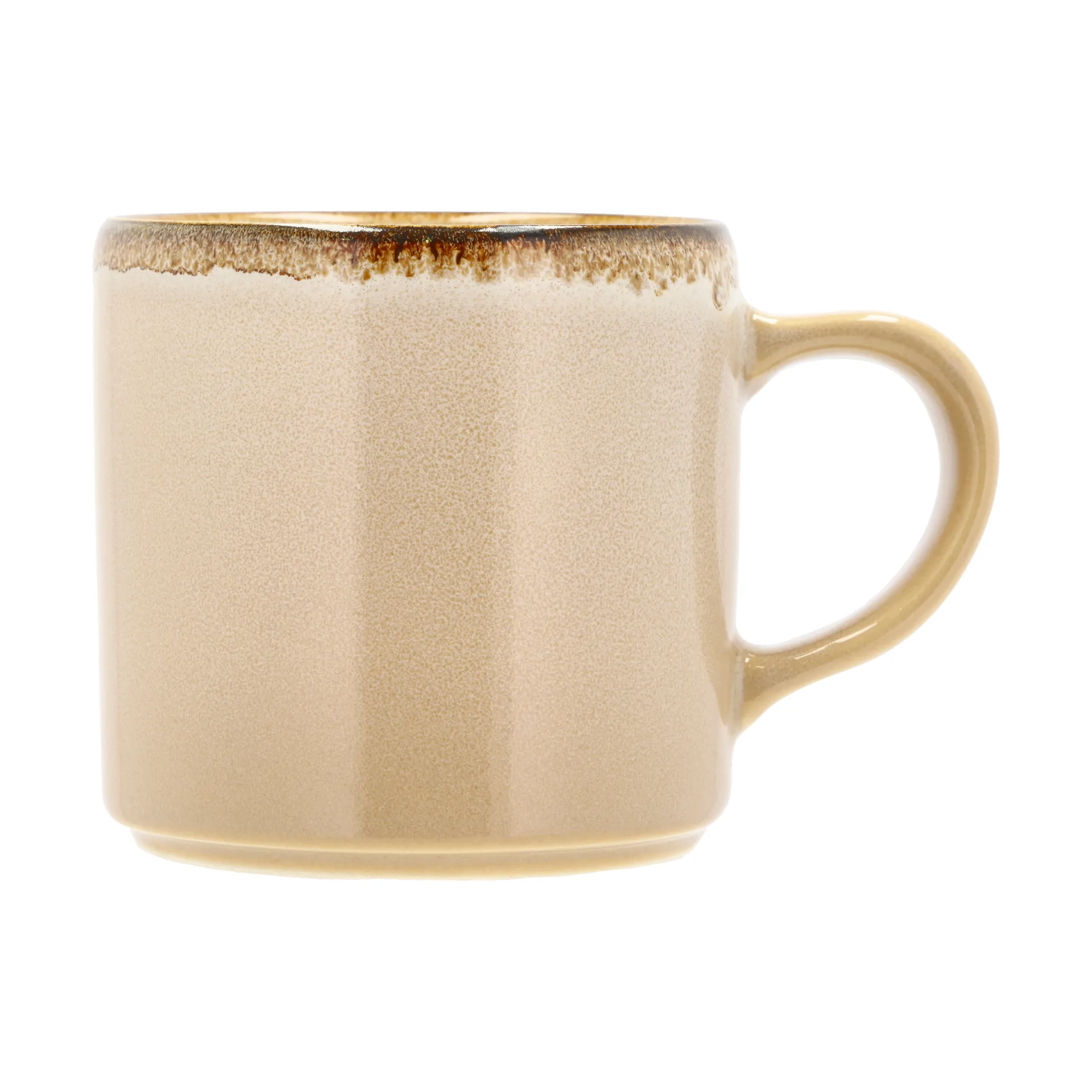 Taza Iris con asa 40 cl, Blanco crema Villa Collection