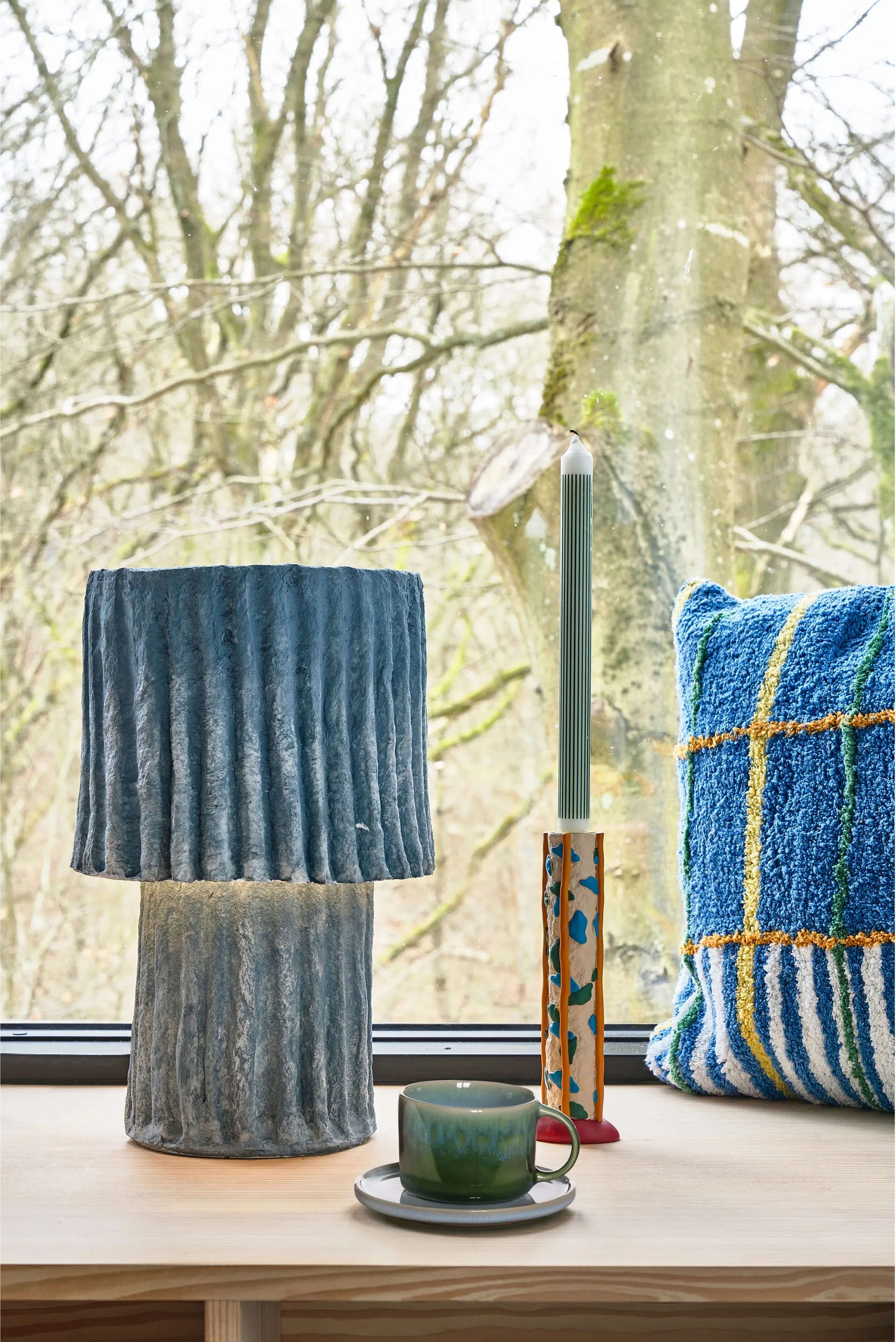 Tazas con asa Styles 16 cl, 2-pack, Black-blue Villa Collection