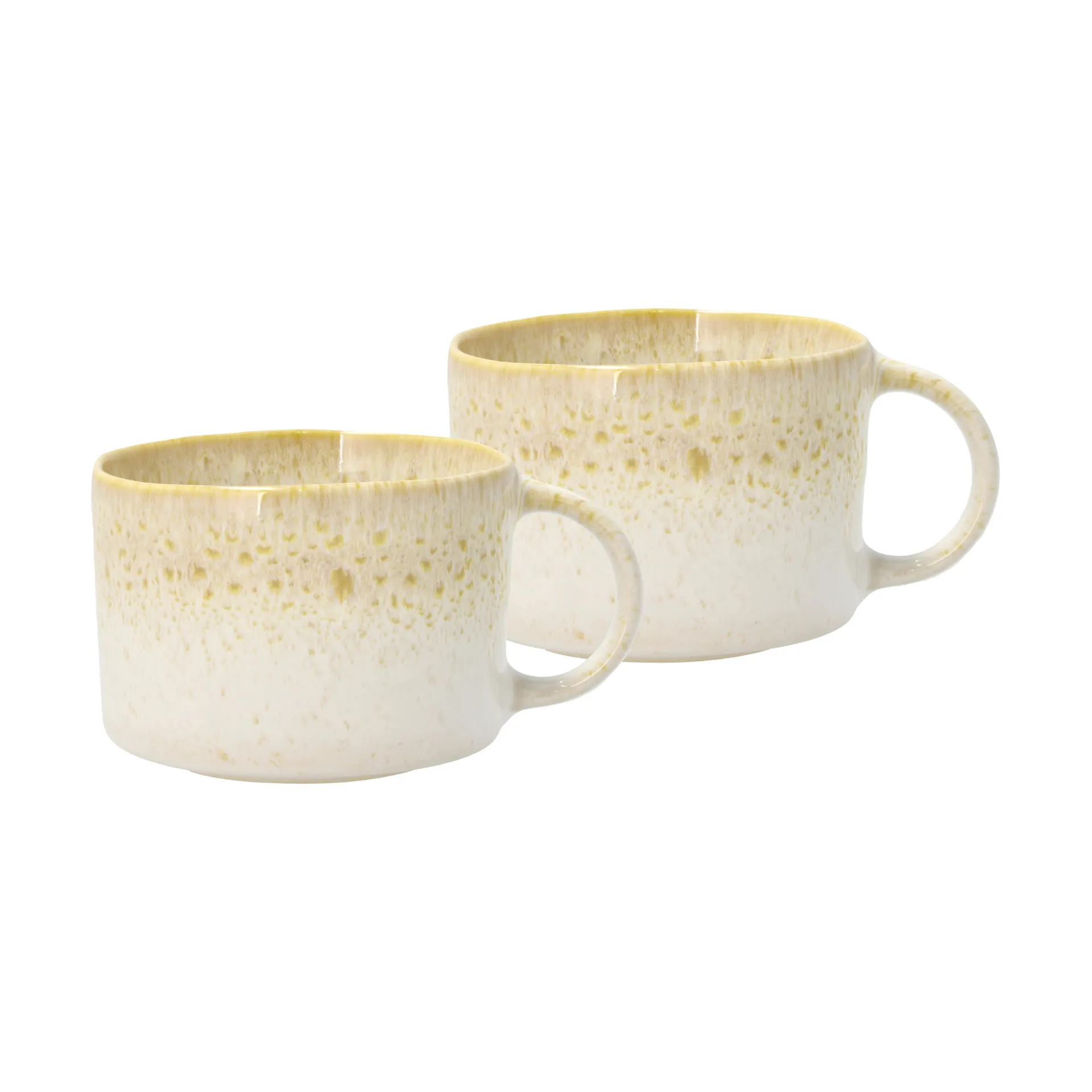 Tazas con asa Styles 16 cl, 2-pack, Creme-sand Villa Collection