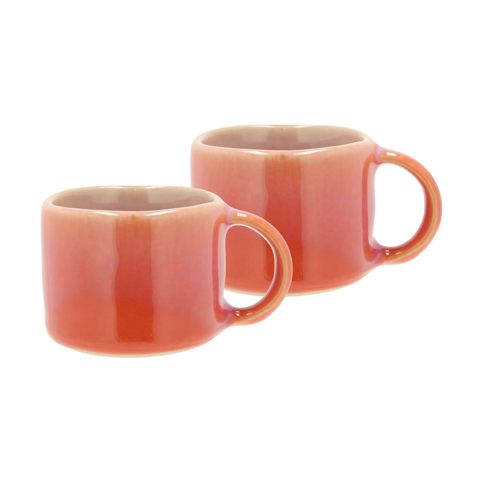 Tazas de espresso Styles 8 cl, 2-pack, Lila-orange Villa Collection