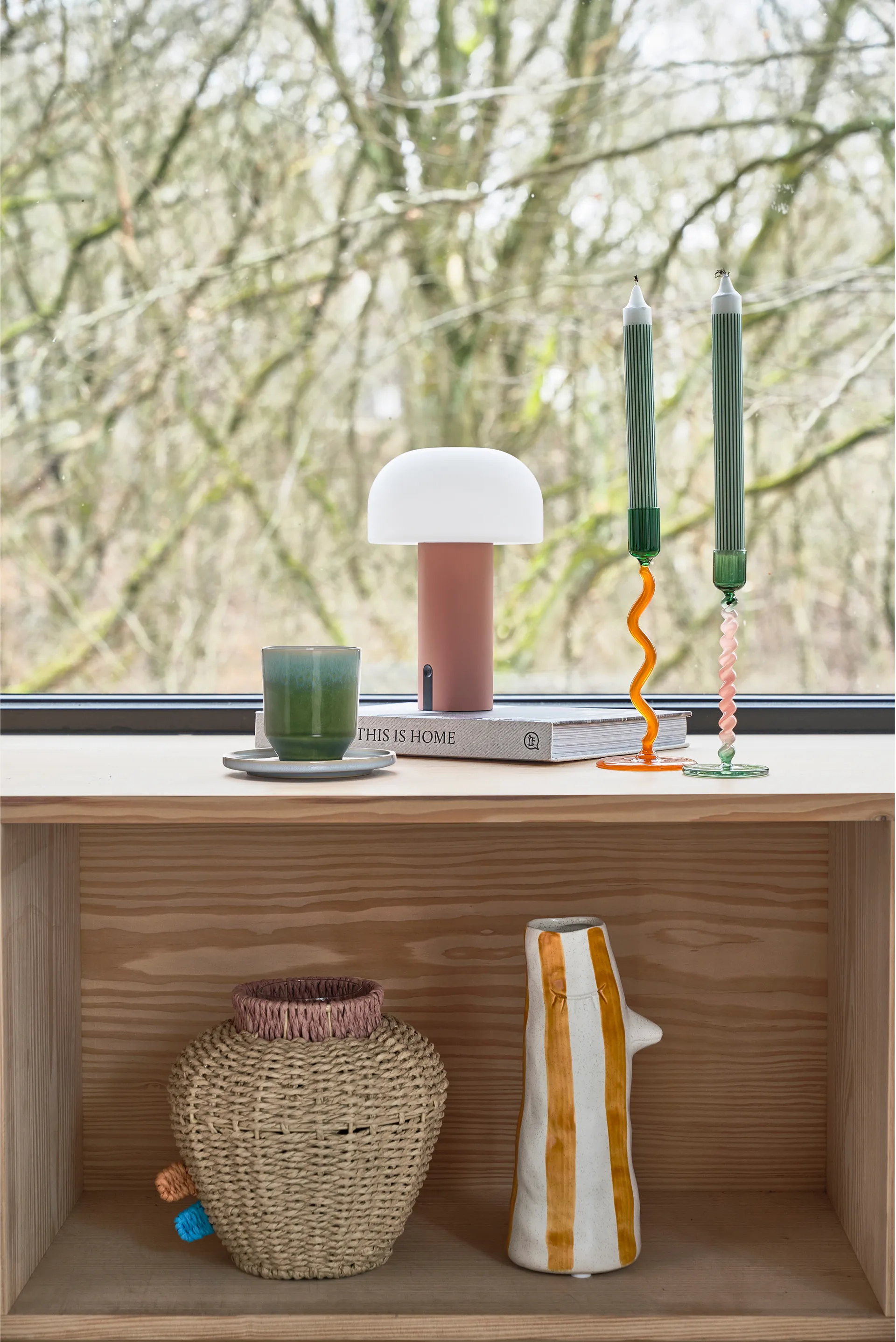 Tazas Styles 18 cl, 2-pack, Black-blue Villa Collection