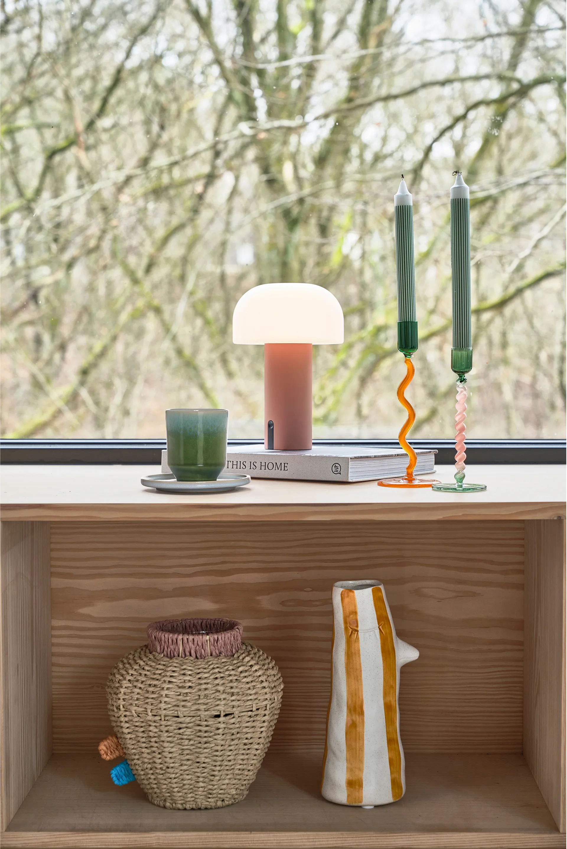 Tazas Styles 18 cl, 2-pack, Black-blue Villa Collection