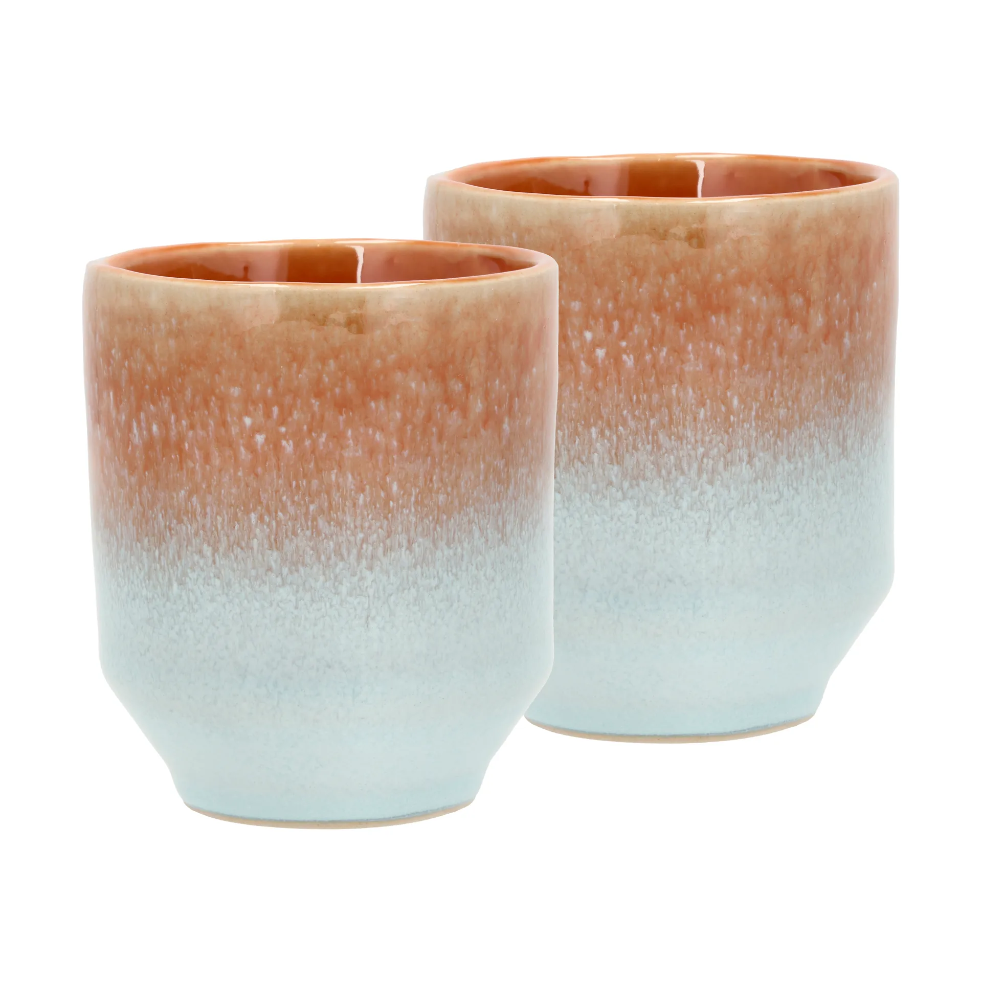 Tazas Styles 18 cl, 2-pack, Blue-amber Villa Collection