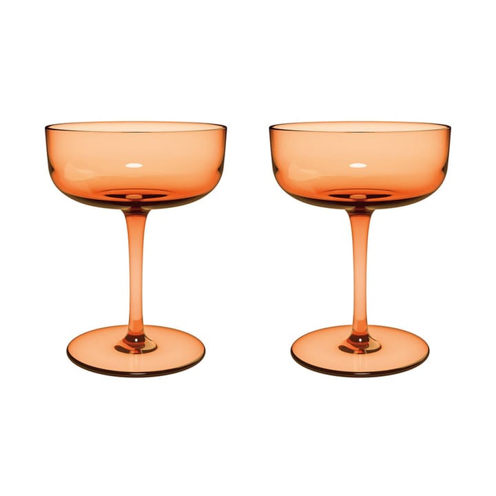 2 Copas de champán Like coupe 10 cl - Apricot - Villeroy & Boch