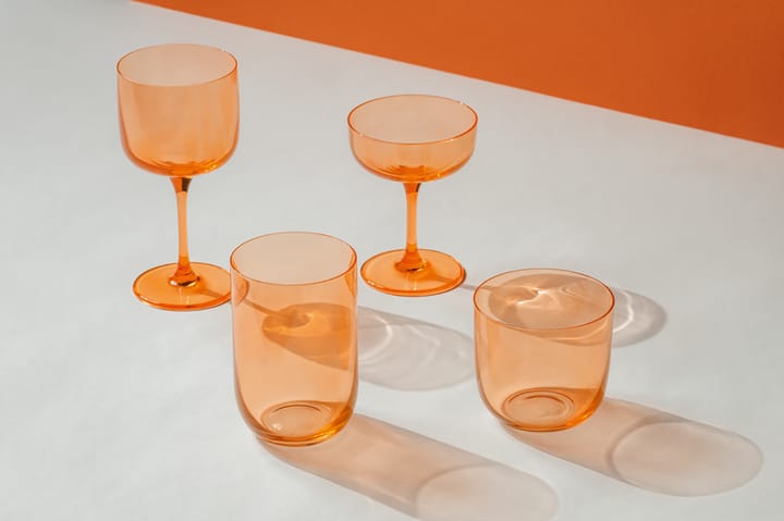 2 Copas de champán Like coupe 10 cl, Apricot Villeroy & Boch