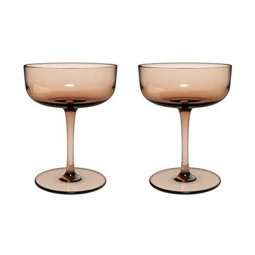 2 Copas de champán Like coupe 10 cl - Clay - Villeroy & Boch