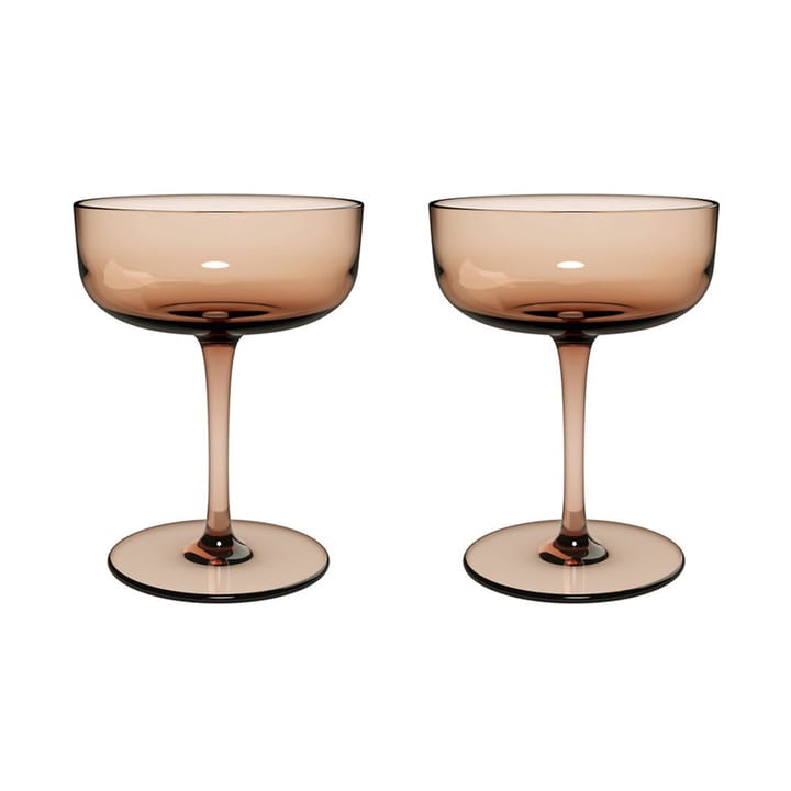 2 Copas de champán Like coupe 10 cl - Clay - Villeroy & Boch