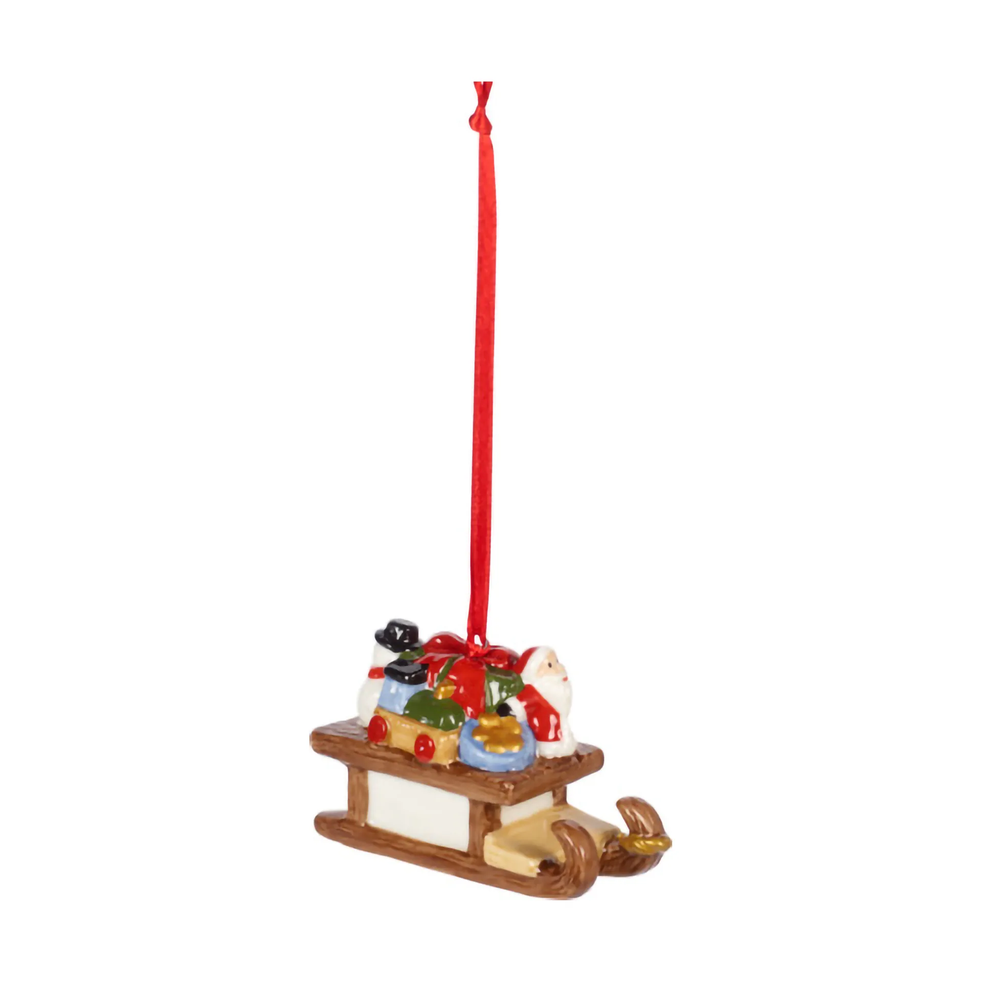 Adornos navideños Nostalgic regalos, 3-pack, Rojo-marrón Villeroy & Boch