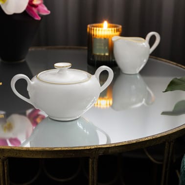 Azucarero Anmut Gold, blanco Villeroy & Boch